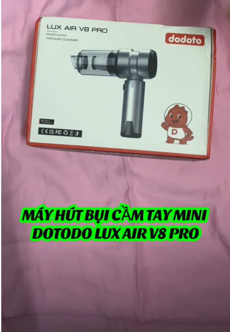 Máy hút bụi cầm tay mini Lux Air V8 Pro Dodoto thổi hút đa năng lực mạnh #mayhutbui #mayhutbuicamtay #mayhutbuicamtaymini #dodoto #reviewbyni 