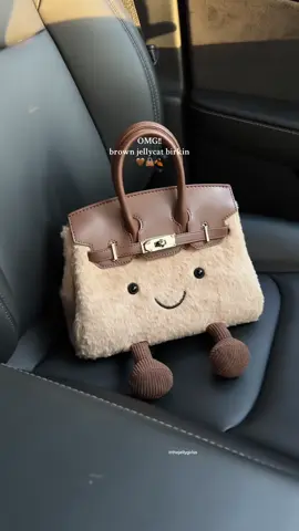 Its birkinnn 🤎  Sign for you to get brown jellycat birkin 🤎 #viraltiktok #fyp #jellycat 