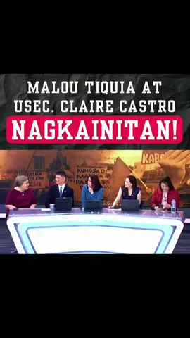 Malou Tiquia at Usec. Claire Castro nagkainitan! 😭🤣