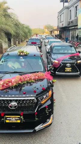 #dream_motors #gujranwala_rent_a_car #foryou #foryoupage #viral #fyp #weddingcar #prado #fortuner 