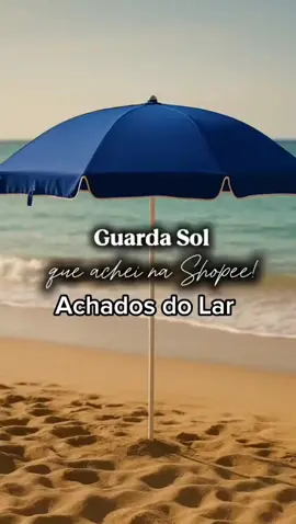 Guarda sol gigante articulado, proteção e conforto na praia. #guardasol #praia #achafinhosjoppe #ferias #dica https://s.shopee.com.br/gIIitnKSt