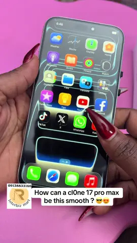 It’s available on preorder for just 270k , it’s high quality cl0ne 17 pro max.  