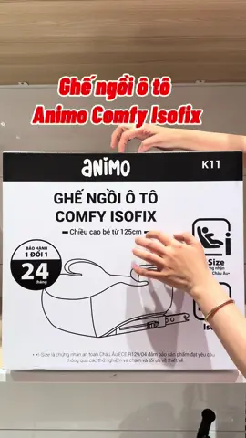 Ghế ngồi ô tô Comfy.. cho bé từ 125cm đến 12 tuổi. Đang được trợ giá nha ba mẹ từ 7xx thôi ạ 🥰🥰 #animo #ghengoioto #ghengoiotoanimo #viraltiktok #thinhhanh 
