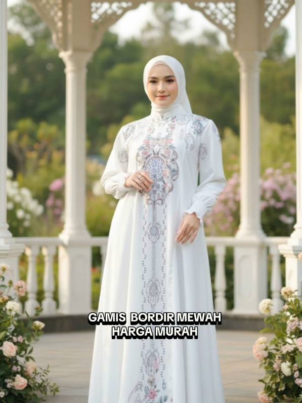 rekomendasi gamis bordir mewah harga murah #wawasanpencariankreator #creatorsearchinsight #gamis #gamiskekinian #gamismurah 