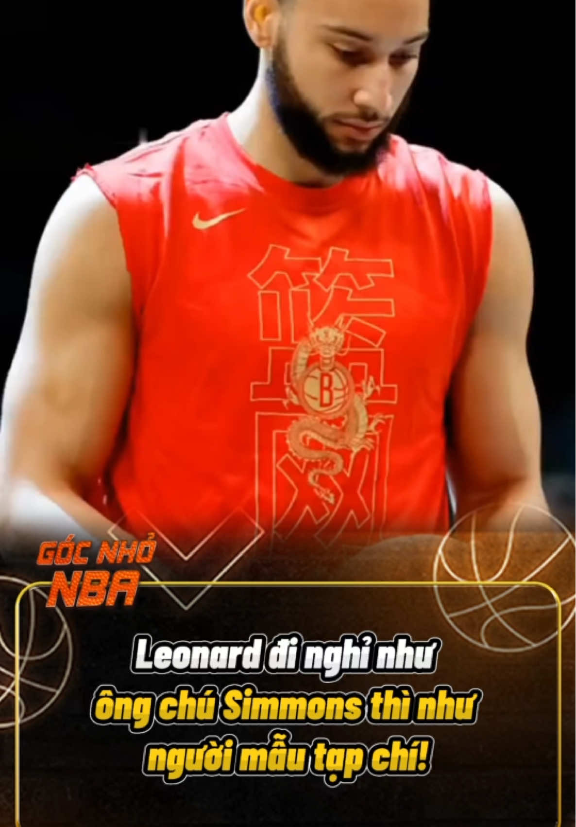 Leonard đi nghỉ như ông chú Simmons thì như người mẫu tạp chí! #NBA #Leonard #Simmons #Basketball #Trending