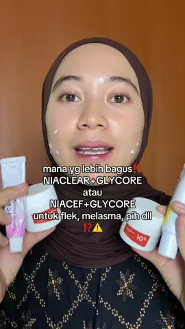 ternyata ini yg lebih nampol buat noda hitam2..semoga membantu teman2🫶🏻💗#niacef #niaclear #glycore #acneproneskin #tretinoinjourney 