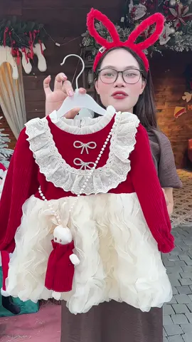 Sét váy nhung mặc tết cho bé #vaybegai #vaynhungdotet #quanaotetbegai #vaynhungbegai #hientantam2000 