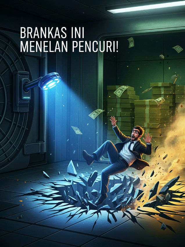 Pencuri ini pikir dia berhasil setelah memaksa manajer membuka brankas utama. Begitu pintu terbuka, dia langsung berlari masuk, tersenyum lebar melihat tumpukan uang di depannya. Tapi dia sama sekali tidak tahu… brankas ini bukan brankas biasa. Sebuah pemindai tersembunyi aktif hanya dalam hitungan detik. Sistem keamanan mendeteksi bahwa dia tidak memakai jam tangan khusus yang wajib dipakai siapa pun yang masuk ke area itu. Dan hasilnya? Lantai brankas tiba-tiba terbuka dan menelannya hidup-hidup. Kadang, yang paling berbahaya bukan penjaga atau kamera… tapi teknologi yang kita tidak pernah tahu ada di sana. 😳💥 #3danimasi #ceritamenarik #viral?fypシforyoupage 