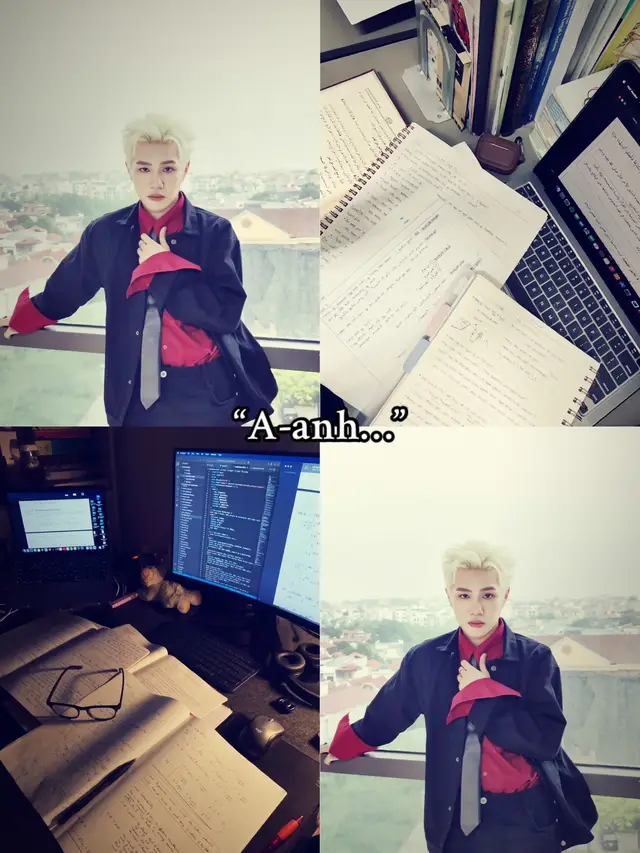 Hoàng Đức Duy - một cậu nhóc vừa vào đại học, luôn ngoan ngoãn và đứng đầu trong bảng thành tích. Được thầy cô và bạn bè ca ngợi là “con nhà người ta”. Nguyễn Quang Anh - một học sinh năm 2 đại học, buông thả bản thân và là một trap boy chính hiệu. Thầy cô rất nản lòng vì cái cách Nguyễn Quang Anh ăn chơi nhưng không thể nói gì được bởi vì anh luôn mang về nhiều thành tích cho trường, đạt điểm cực cao trong mọi kỳ thi. Sẽ chẳng có gì nếu Đức Duy không phải lòng Quang Anh. Cậu biết hắn ăn chơi trác táng, trap boy chính hiệu nhưng biết làm sao giờ? Yêu thì yêu thôi. Nếu không có tiết, Đức Duy sẽ lẽo đẽo sau Quang Anh, nguyện làm chó cho anh. “Duy, anh khát nước” “Oolong không đường em pha sẵn cho anh rồi này” ——— “Bé, ôm” Đức Duy không nói gì, chỉ ôm anh vào lòng rất thuần thục. ——— “Bé, hôn” “Ứ, qua chỗ vắng người đã” ——— Thầy cô biết được việc chúng nó yêu nhau, chỉ sợ Đức Duy bị đả mà thành tích trượt dốc nên không ngừng khuyên nhủ. Nhưng câu trả lời của nó luôn là… “Em biết, nhưng em sẽ không để chuyện riêng tư của mình xen quá nhiều vào việc học đâu”. Thật ra Quang Anh từ đầu chỉ nghĩ rằng mối quan hệ này rồi một ngày anh sẽ bỏ đi như một điều thuộc dã cháy tàn. Nhưng không, anh cảm thấy thú vị khi một thằng nhóc làm chó cho mình suốt 1 năm mà không hề hé miệng than trách một lời. Và lại, nó luôn hỏi bài anh để học vượt lên, làm cho khoảng cách chúng nó gần hơn. “Anh, giảng cho em bài này”. Quang Anh gật đầu, anh cảm thấy dường như mình thích thằng bé này hơn rồi thì phải. Thích cái cách nó hỏi bài anh, thích cái cách nó luôn lẽo đẽo sau lưng anh, thích cả cái cách nó đáp ứng mọi yêu cầu vô lý của anh. “Chỗ này tính như bình thường là ra. Em nên học mấy cái nâng cao hơn một chút thì sẽ dễ thở hơn nếu học vượt đấy”. Đức Duy mỉm cười, hôn vào má Quang Anh một cái - lời cảm ơn mà Quang Anh đã đặt ra cho nó khi muốn cảm ơn anh. ——— Đức Duy như thường ngày mang cơm cho Quang Anh. Cậu biết, Quang Anh luôn bỏ bữa nên luôn thay đổi thực đơn mỗi ngày để anh không chán. “Anh, em đem cơm” “Ừm” “Anh ăn đi kẻo nguội” Quang Anh hôn vào môi nó - một lời cảm ơn khác mà chỉ anh mới được làm với nó. Quang Anh ngoan ngoãn ăn hết hộp cơm. Đức Duy lúc nào cũng phải nhìn Quang Anh ăn hết mới thôi, lý do là cậu sợ Quang Anh lại nhịn đói. “Duy, khen anh” “Ừm, Quang Anh ngoan lắm” Cậu xoa đầu Quang Anh như khen thưởng, miệng không ngừng nhếch lên như kẻ chiến thắng. Đức Duy biết, Quang Anh không còn đi bar nữa, cậu khiến hắn ngoan ngoãn rồi. Bạn bè và thầy cô bây giờ cũng không khỏi bất ngờ trước việc Quang Anh ngoan ngoãn lạ thường, không rượu bia, không đi bar, không hút thuốc nữa. ——— “Aishh… stress thật đấy” Quang Anh bực bội đi ra cửa sổ rồi châm một điếu thuốc. Anh không còn hút thuốc thường xuyên nữa mà chỉ những khi stress mới châm một điếu. “Anh lại trốn bé hút thuốc à?” Quang Anh không hề cảm thấy chột dạ, ngược lại còn ngang nhiên nhét một điếu vào miệng Đức Duy rồi dúi đầu thuốc bằng miệng của mình vào đầu thuốc lá của Duy để nó cháy. Đức Duy bất ngờ trước hành động này, môi mấp máy không nói nên lời. “A-anh…” “Chưa hút thuốc bao giờ à? Bé?” Đức Duy nuốt nước miếng, chưa bao giờ thấy Quang Anh như này. “Q-Quang Anh…” “Sao? Bé không thích à?” “Kh-không… em thích” “Anh thích bé, thật đấy, yêu anh nhé?” Đức Duy mở to mắt, cậu chưa bao giờ được nghe câu hỏi như trong tưởng tượng của mình. “Với ai anh cũng thế à?” “Không, đi hỏi bạn anh đi, anh chưa bao giờ tỏ tình ai hết, bé yêu ạ” Quang Anh thẳng tay vứt bỏ điếu thuốc, áp sát vào Đức Duy, để mặc cho cái mùi thuốc lá còn quấn quanh cả hai người. “Anh thực sự thích em, bé ạ. Lần này, để anh theo đuổi em” Đức Duy bật cười, cụng trán vào trán Quang Anh. “Không, em không để vợ theo đuổi em đâu, dù chỉ là một trò chơi”. ——— Cre ảnh, idea: @phở 0 hành  #CapRhy #POV