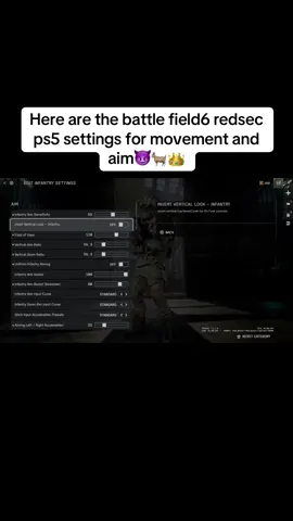 Battle field redsec best ps5 settings to use for good movement and aim #battlefield #battlefield6 #battleroyal #viral #fyp 