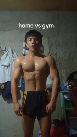 2minggu gym😋 #homewourkout #gymrat #wourkout #gym #fyp 