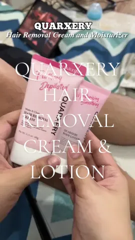 Painless, no irritation and instant hair removal? ✨Quarxery Hair Removal is da key! 💯 in just 5-8mins, tanggal ang buhok buhok ng hindi ka nasasaktan ❤️ Best with Quarxery body lotion.  #quarxery #quarxeryhairremovalcream #hairremoval #hairremovalcream #fyp 