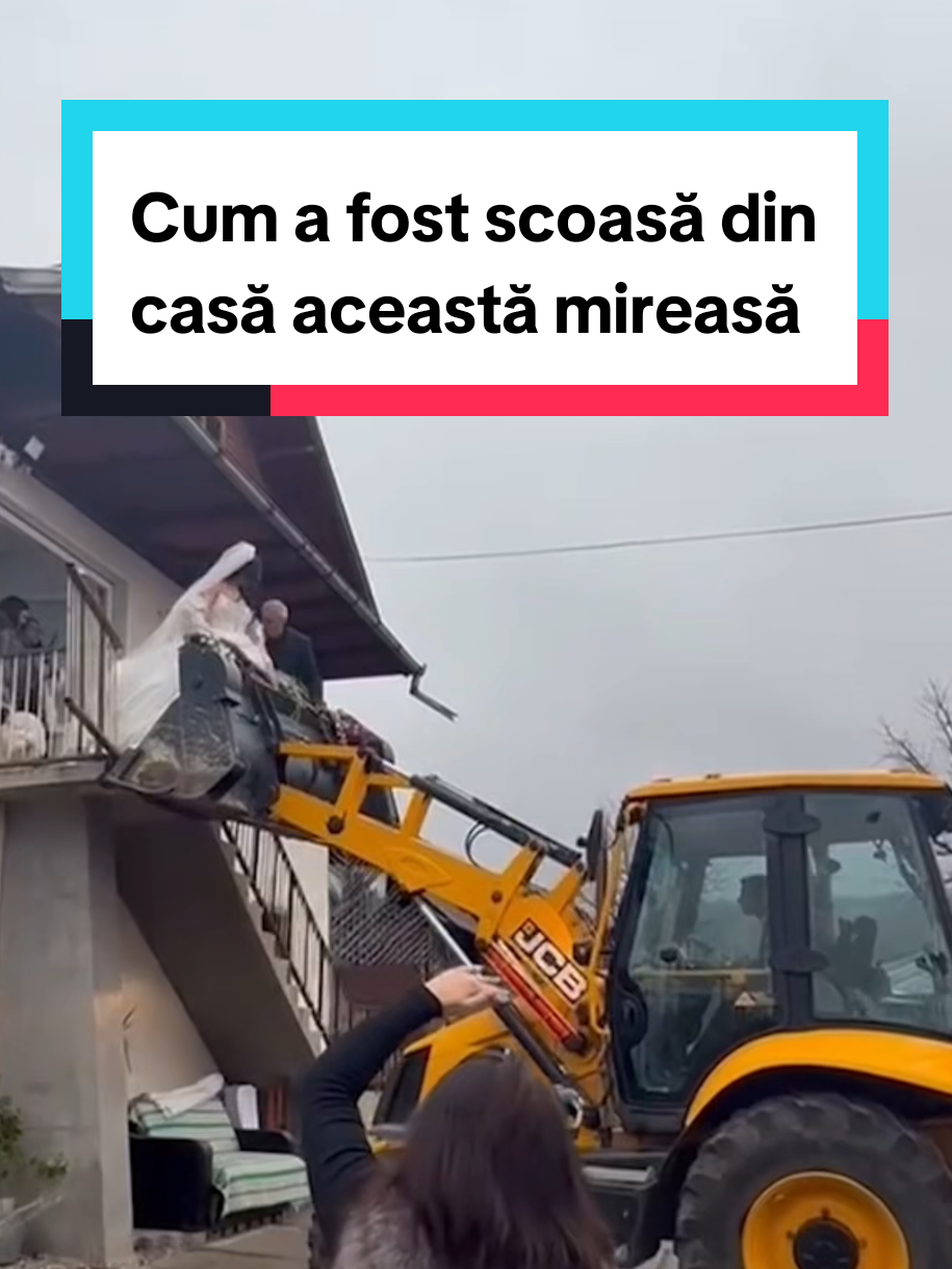 Inventiv din fire, românul face ce face și reușește să transforme aproape orice eveniment într-o întâmplare virală. O tradiție respectată cu sfințenie de viitorii miri a fost reinventată de un cuplu din Argeș. Mireasa a fost scoasă din casă cu un excavator, iar imaginile au făcut înconjurul internetului.  #nunta #mireasa #funny #viral #cancan 