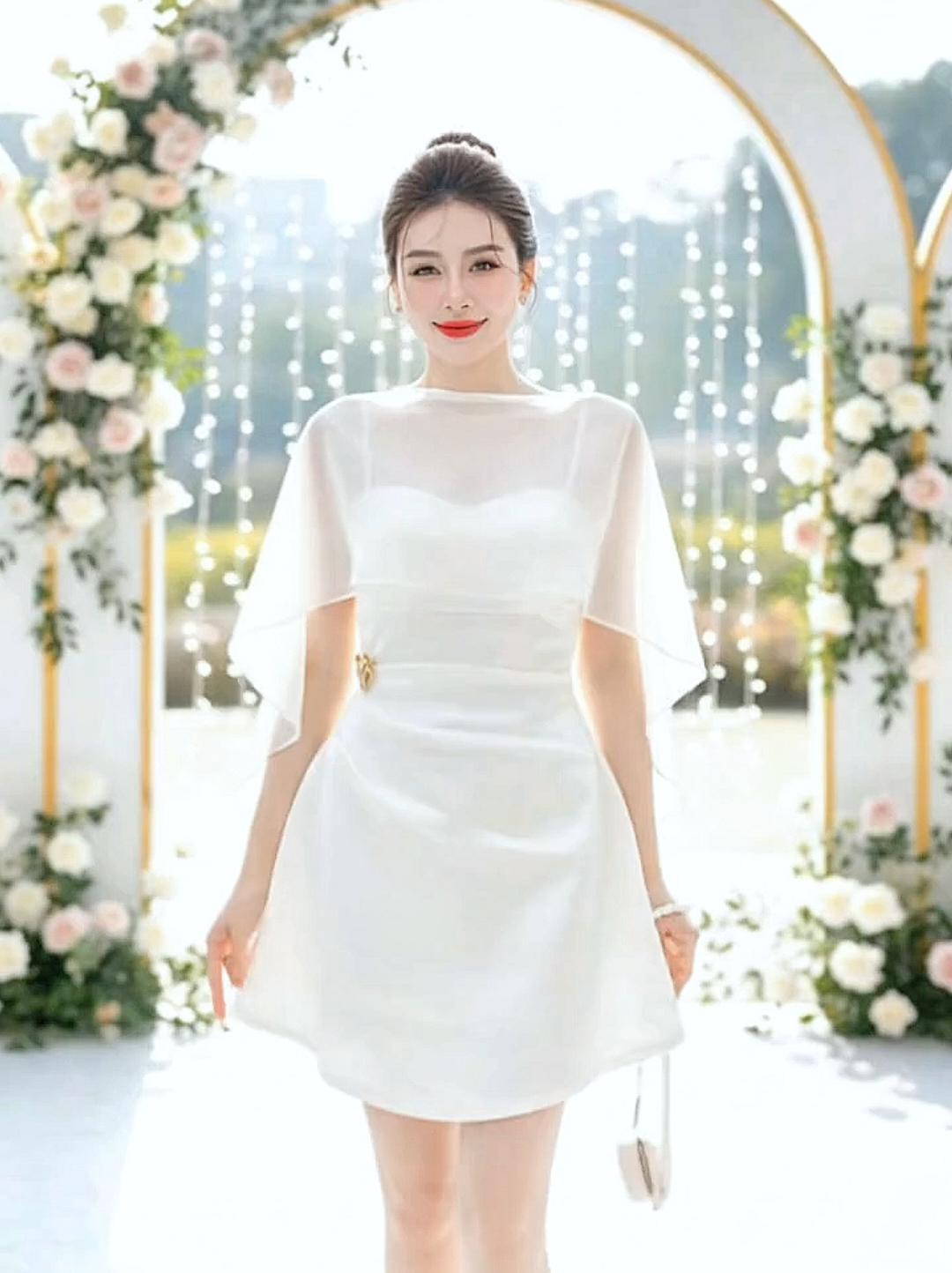 Váy này hợp mình đến mức mình muốn mặc nó mỗi ngày luôn 😌✨ #thoitrangnu #thoitrang #vaydutiecsangchanh #vaydutiec #xuhuongtiktok 