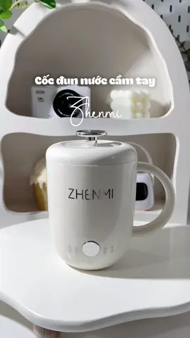 Có em cốc đun này mang đi đâu cũng tiện luôn, thiết kế cũng xinh nữa #cocduncamtay #zhenmi #maydunnuoccamtay #mebimsua #xuhuong 