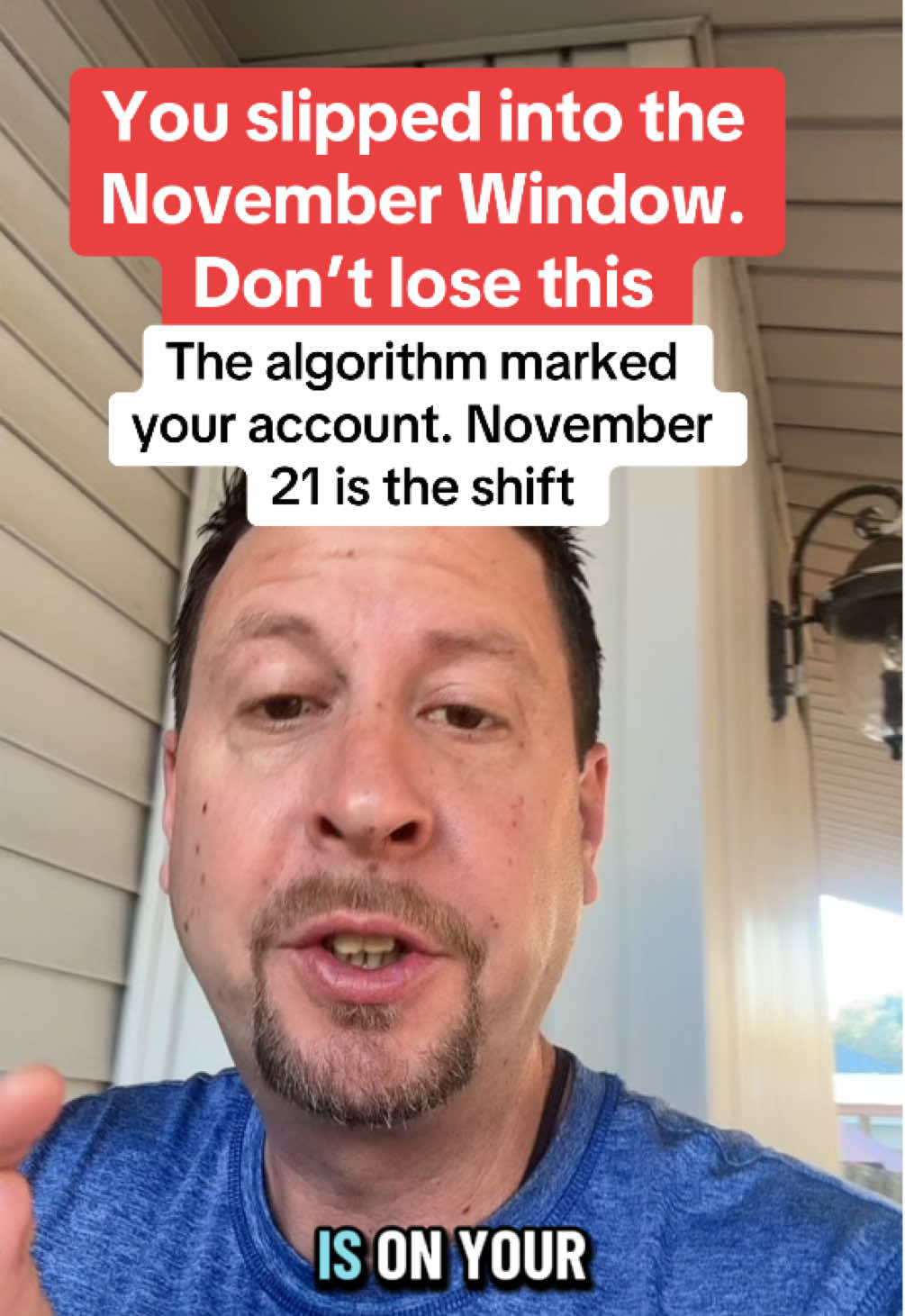 Watch this before November 21, 2025 - the “November shift“ is happening in your account Just got tagged. (group 7 is eligible)