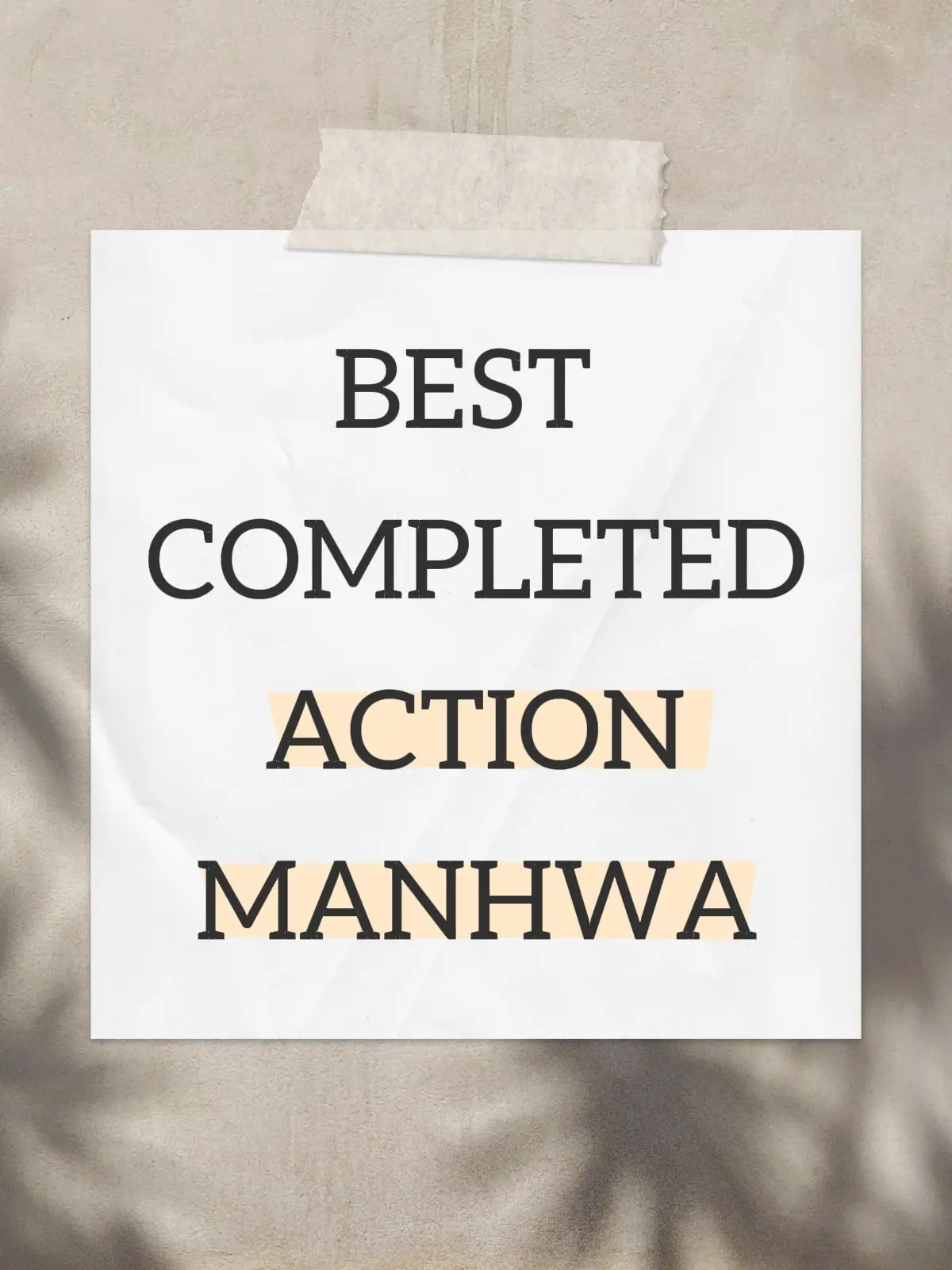 BEST COMPLETED ACTION MANHWA RECOMMENDATIONS 1. Solo Leveling 2. Legend Of The Northern Blade 3. God Of Highschool 4. The Greatest Estate developer 5. Leviathan 6. Barbarian Quest 7. Noblesse 8. Tomb Raider King 9. A Returner's Magic Should Be Special 10. Viral Hit #manhwa #webtoon #manhwareccomendation #webtoonrecommendation #ilovemanhwa 