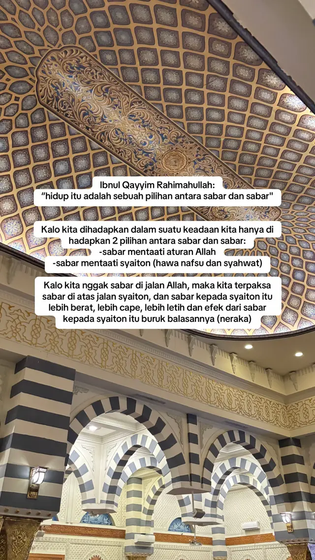 #sabar #masjidnurulimanblokmsquare #ustadznuzuldzikri #ibnuqayyim #fyp 