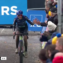 Brand on brand 🫡 Lucinda Brand led the race from start to finish as she claims a hat trick in Hamme with a third victory this week 🤩