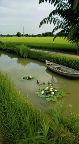 Mặt nước phẳng lặng, thanh bình và an yên #canhqueyenbinh #hoainiem #foryou #boconganh #anyen 