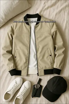 you just needed a jacket. didn't expect it to give k-drama energy. #bomberfit #koreanlook #jacket 