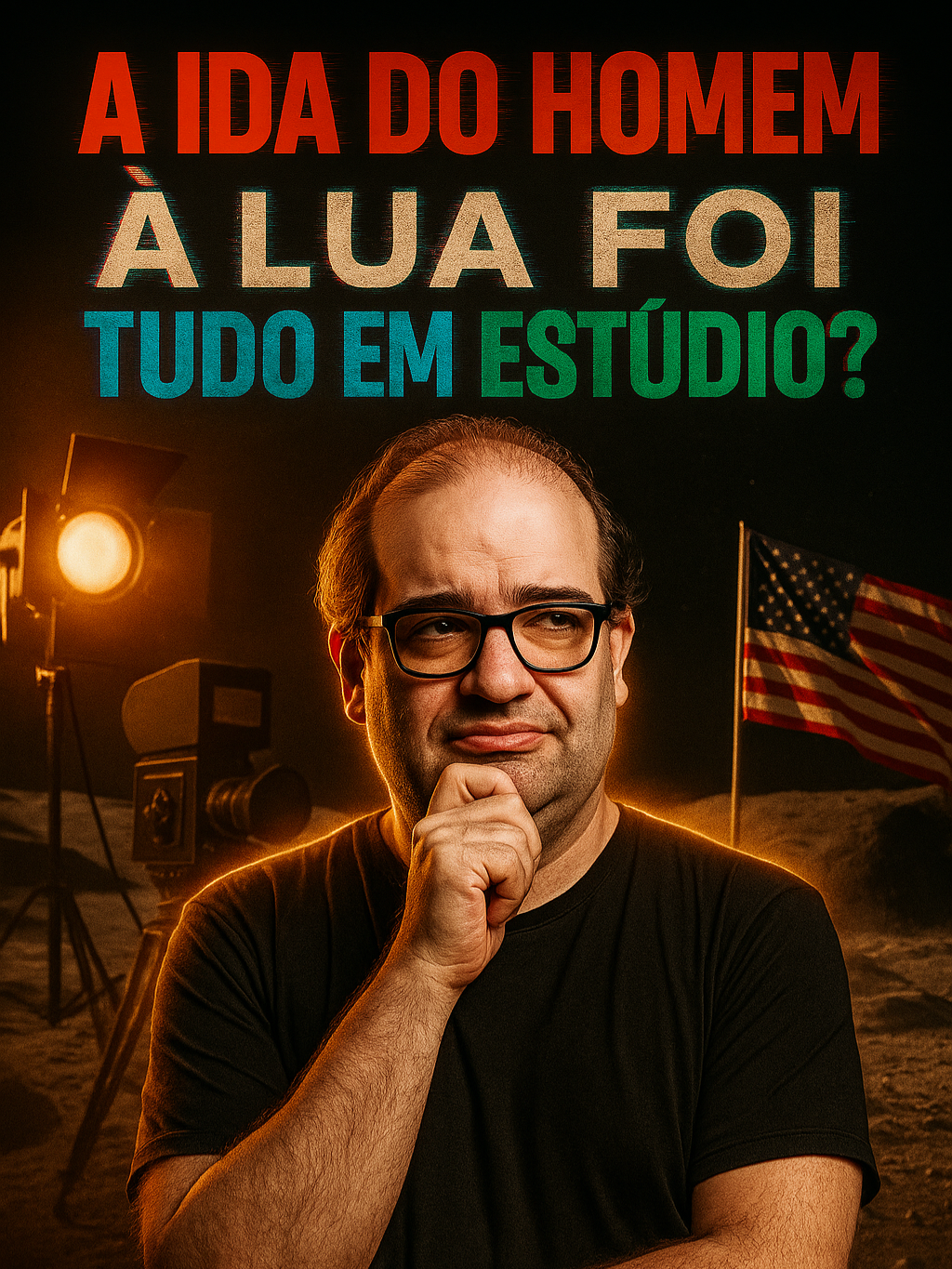 A ida do homem à Lua foi tudo em estúdio? #curiosidades #lua #homemnalua #misterio #curiosidades #teoriadaconspiração
