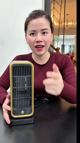 Quạt sưởi gốm mini tự động ngắt thông minh #xuhuong #quatsuoi #quatsuoigom #quatsuoimini 