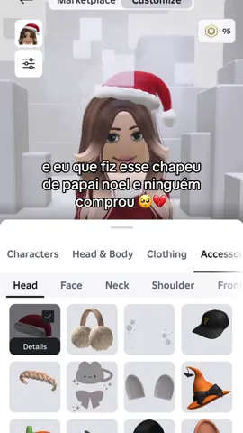 Se forem comprar o grupo ta na minha bio ❤️ #roblox #viral #fyp #natal #christmas 