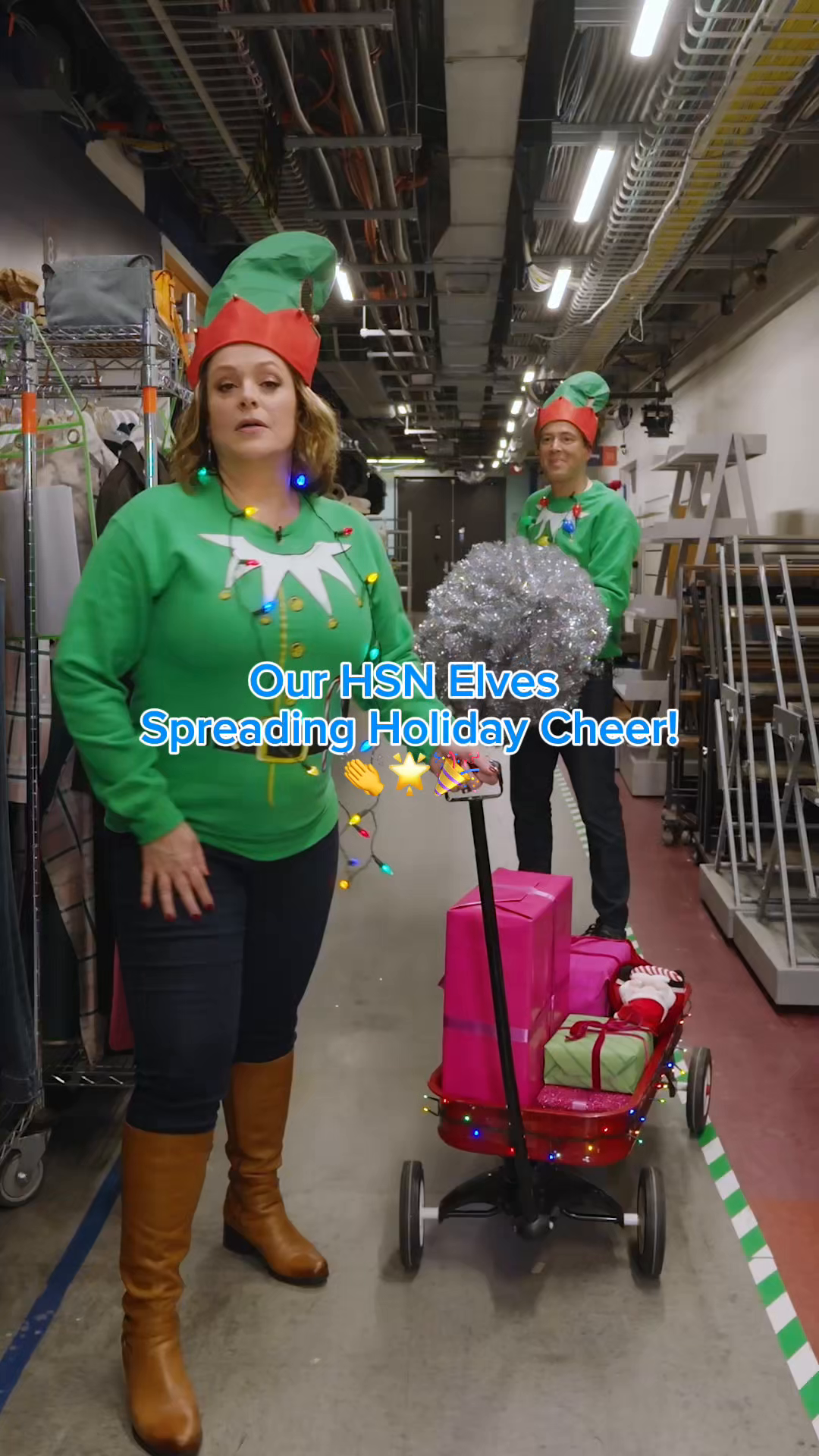Our HSN hosts are here to help get everyone in the holiday spirit! 👏 🎁 Don't forget to keep checking off your gift list during the last day of our 