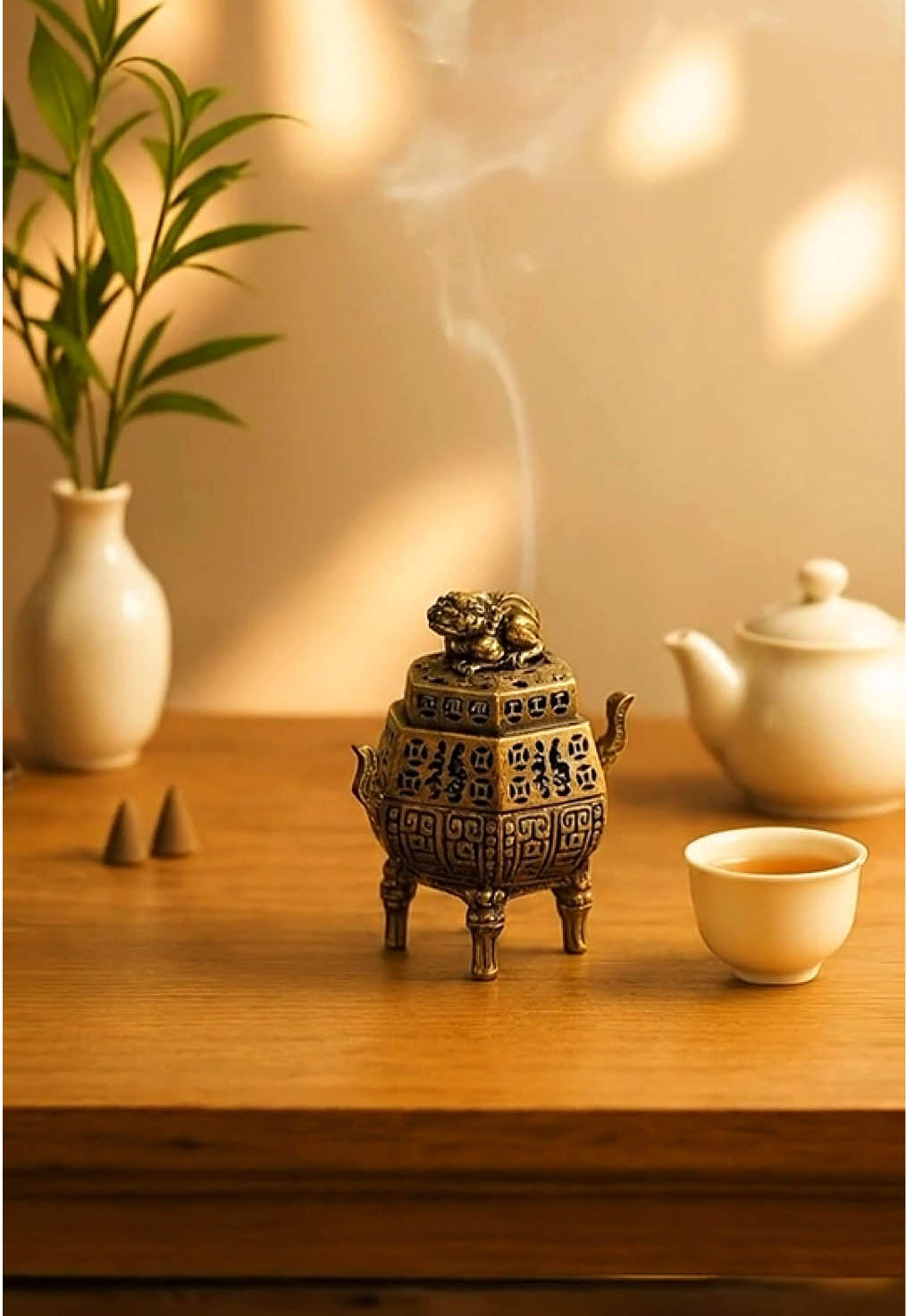 Lư xông trầm hương bằng hợp kim đồng, nhỏ gọn và chạm khắc tinh xảo hình kỳ lân.  Dùng được nụ trầm, trầm bột, trầm que, rất tiện cho việc xông nhà – thanh lọc không gian. Mẫu lư đồng đốt trầm hương hình kỳ lân mang ý nghĩa cát tường, vừa đẹp decor vừa giúp không gian an yên, thư thái. Nếu anh chị đang tìm lư trầm hương, lư đốt nụ trầm hay lư xông trầm bằng đồng, thì mẫu này thật sự đáng để tham khảo. #luxongtram #ludongxongtram #luxongtramhuong #xongtramhuong #lưxôngtrầmhương 