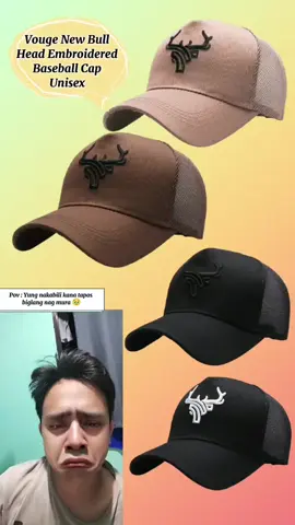 Vouge New Bull Head Embroidered Baseball Cap Unisex #fyp #baseballcap #capformen #cap 