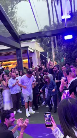 Galácticos Open: Ronaldo na dancinha da figurinha hahah amo #tenis #ronaldonazario 