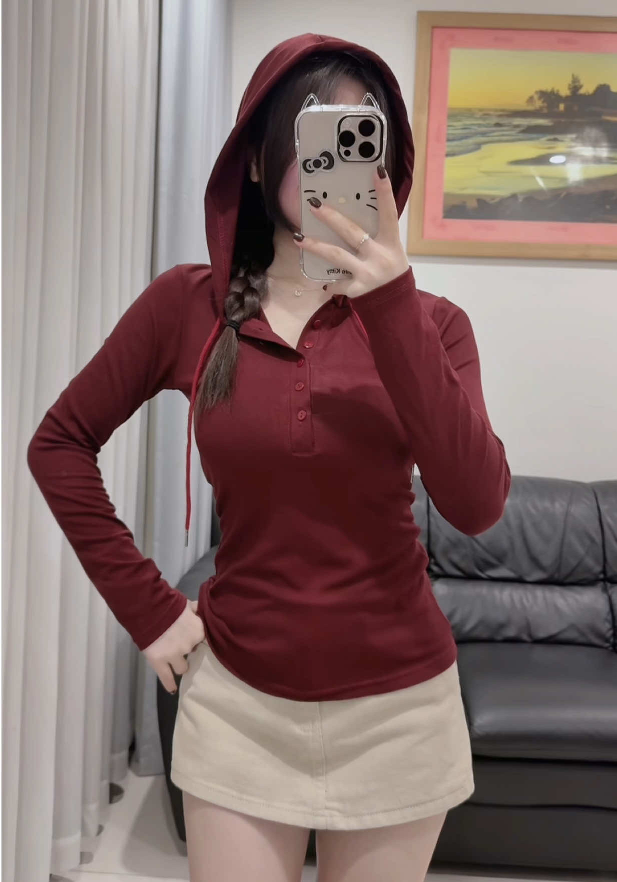 Áo thun có mũ ✨ #h2oclothing #milasu #aothunbody #aothundaitay #aothunnu 