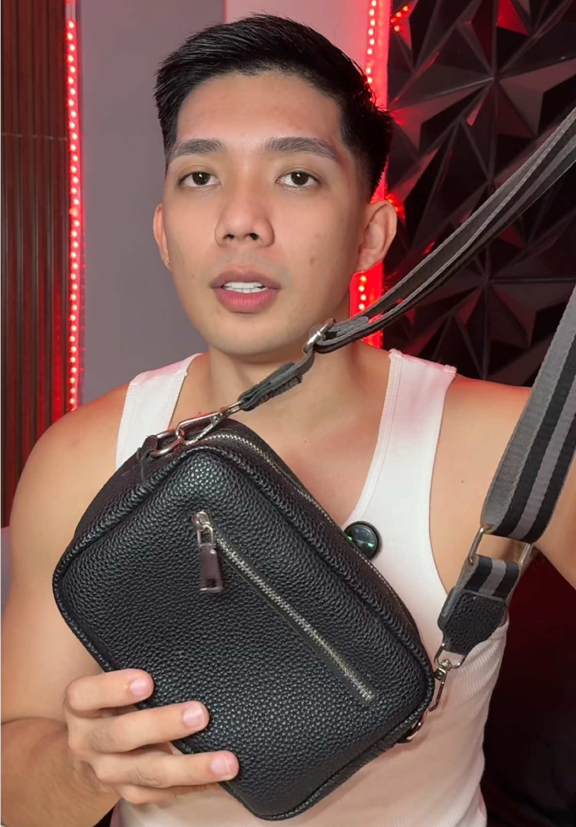 Sling bag for men. Sobrang quality talaga! #affliatemarketing #slingbag 