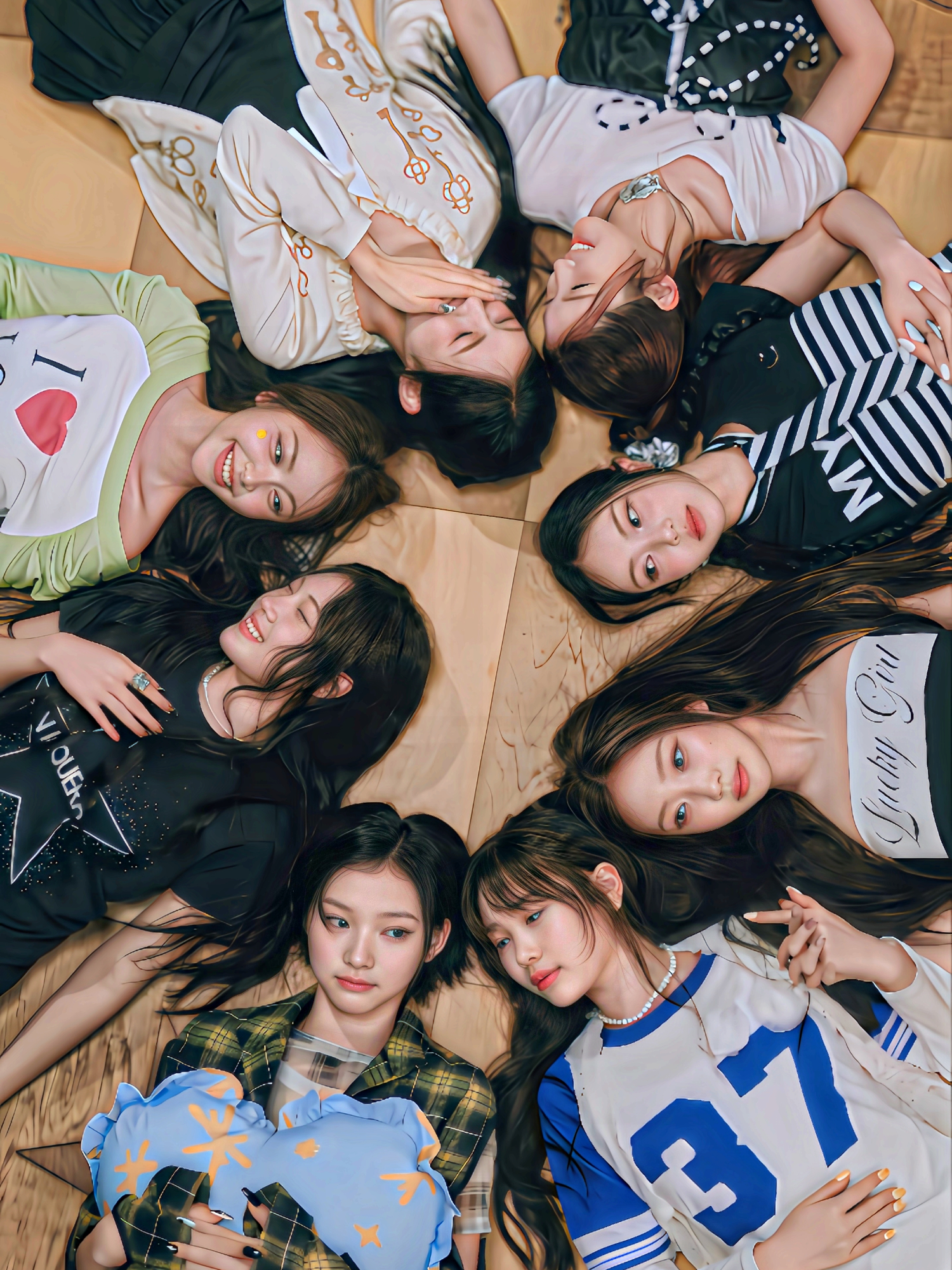 versi hearts2hearts   #jiwoo #carmen #yuha #stella #juun #a-ana #lan #ye-on #mybini #kpop #fyp #beranda #jj #60fps #2k #hearts2hearts