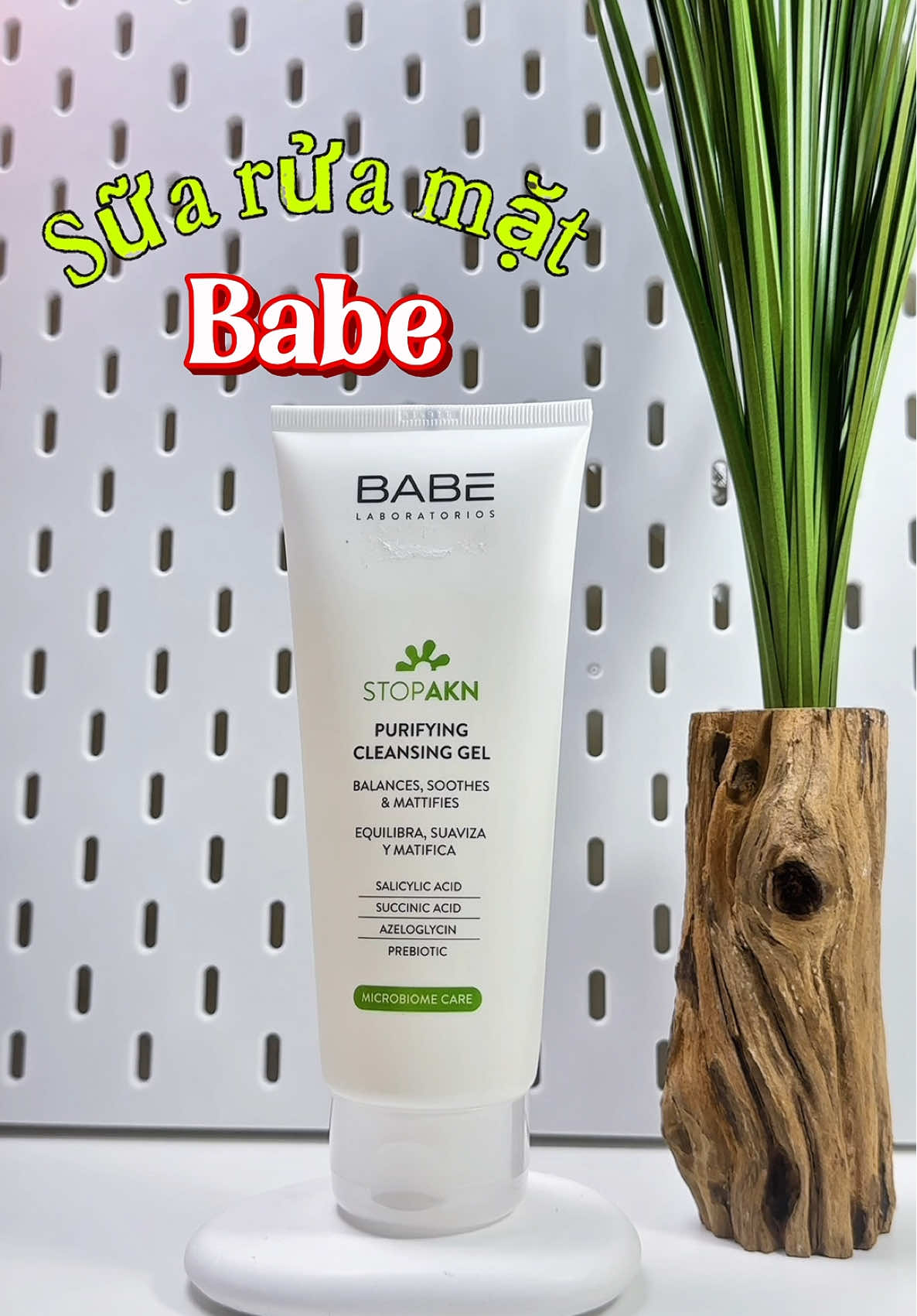 Srm chân ái cho những ai da dầu mụn nha #srm #babe #skincare #chamda #xuhuong 