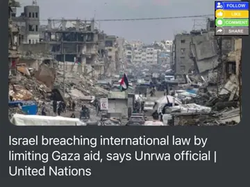 Israel is breaching international law by continuing to impose restrictions on aid flows into Gaza, where the population remains critically short of food and life-saving goods as winter sets in, a senior official at the UN agency for Palestinian refugees has said. In an interview during a recent visit to Brussels, Natalie Boucly, an Unrwa deputy commissioner general, said the whole world – including the EU and US – needed to increase the pressure on Israel’s government to ensure the unrestricted flow of aid into Gaza.............Unrwa has enough food, tents and other essentials to fill the equivalent of up to 6,000 trucks, Boucly said. “As winter approaches and famine continues to grip the population, it is critical that all this aid is allowed into Gaza without delay,” she said. “Our supplies would be able to provide food … for the entire population for about three months. And that is sitting outside [in Jordan and Egypt], not able to come in. And that is the case for the other UN agencies because the restrictions and the constraints are still there.” She estimated that only about half, “if that”, of the 500-600 daily truckloads needed were getting into the devastated territory........Boucly said Israel as an occupying power was “not abiding by international humanitarian law and international human rights law”, referencing the fourth Geneva convention as well as a recent advisory opinion from the international court of justice that said Israel had to ensure the people of the occupied Palestinian territory had “the essential supplies of daily life”....................The same ICJ ruling, issued on 22 October, concluded that Israel had an obligation to cooperate with Unrwa. The court found no evidence that Unrwa lacked neutrality or that significant numbers of it staff were members of Hamas, claims repeatedly made by Benjamin Netanyahu’s government. Israel severed diplomatic relations with Unrwa after accusing the body of having been infiltrated by Hamas and allowing “widespread and systematic” misuse of its facilities by terrorists. The ICJ opinion noted that nine Unrwa employees were dismissed over possible involvement in the 7 October 2023 attacks but said Israel’s broader claims were not substantiated. Boucly said she had received no indication that Israel was going to change its no-contact policy towards her agency. Unrwa was created in 1948 to aid the 700,000 Palestinian refugees displaced in the war around the establishment of the state of Israel. It was meant to be temporary. Nearly eight decades later, Unrwa is a vital supplier of health, education, social welfare and other services in the occupied Palestine territories and neighbouring countries, where 5.9 million Palestine refugees are registered. “It is not the time for Unrwa to collapse,” Boucly said. “[We are] irreplaceable because nobody can pick up the slack.”