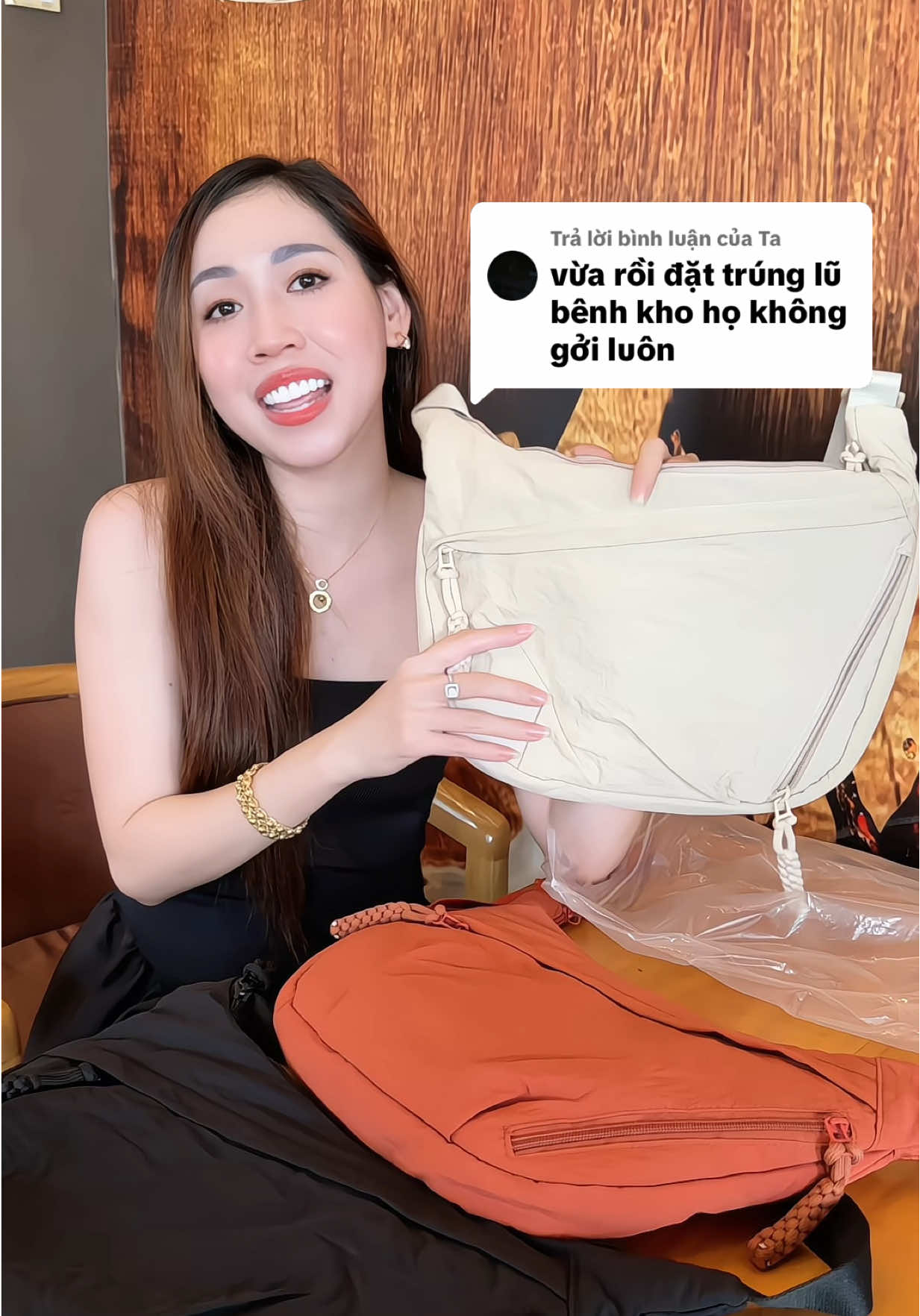 Trả lời @Ta Túi đeo chéo vải oxford chống nước, nhiều ngăn, nhiều màu có chống sốc #memonbo #tuixachquangchau #tuideocheo #tuichongnuoc #tuibanhbao 