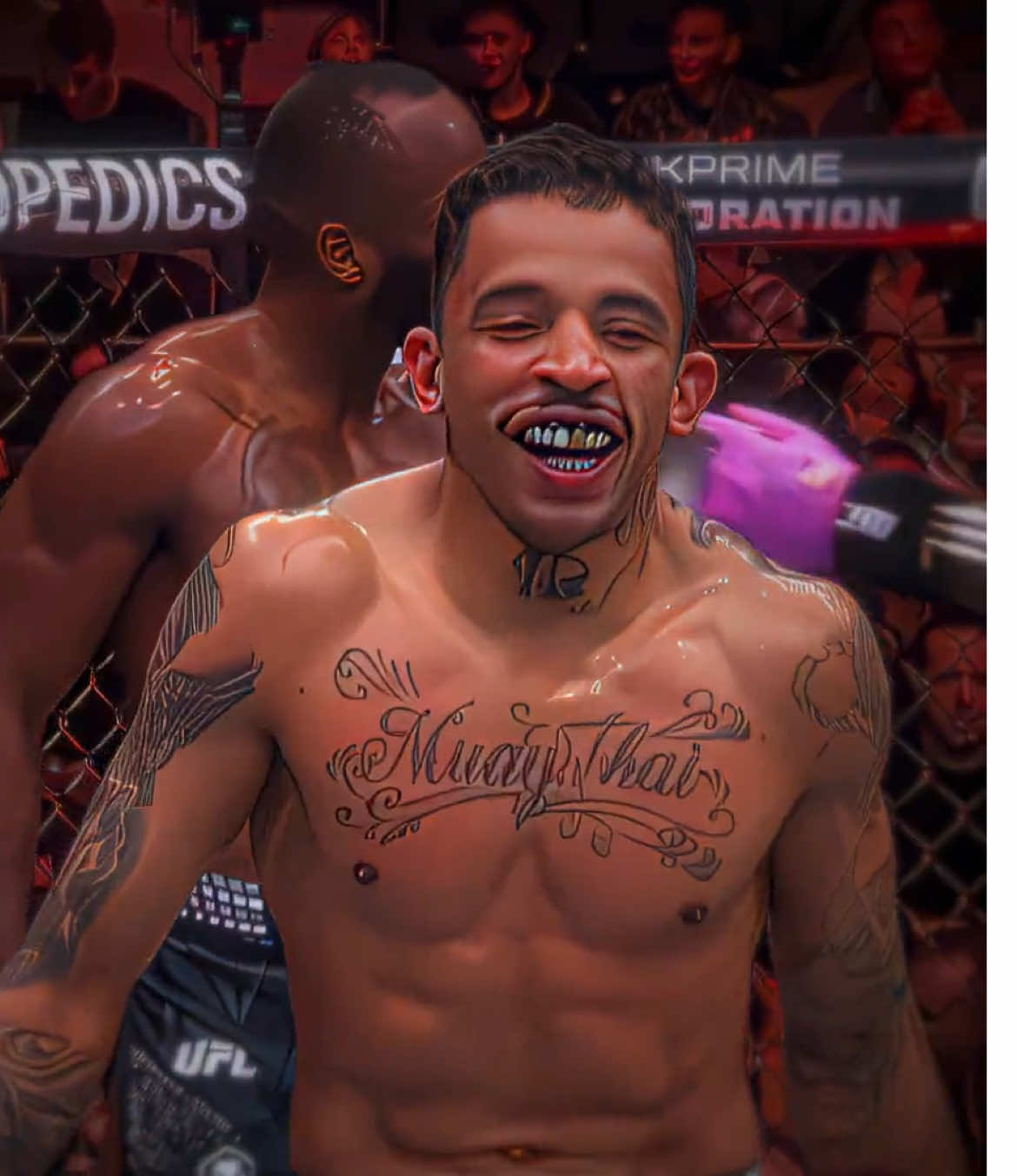 Prates vs Edwards 🔥 BRUTAL KNOCKOUT At The End 💀 #ufc322 #carlosprates #leonedwards #mmafighter #ufcbrasil 