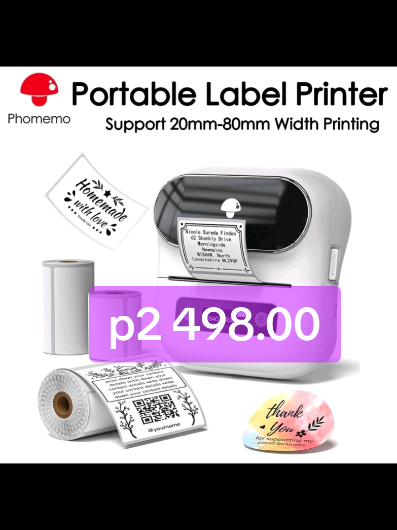 p2,498.00 .Phomemo M220 Bluetooth Mini  #phomemo #phomemoprinter omemo #thermalpaper #m220 