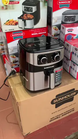 Nồi chiên không dầu giá tốt Sunhouse 9L#noichien #noichienkhongdau #noichienkhongdaudanang #noichiensunhouse #noichienkhongdausunhouse 