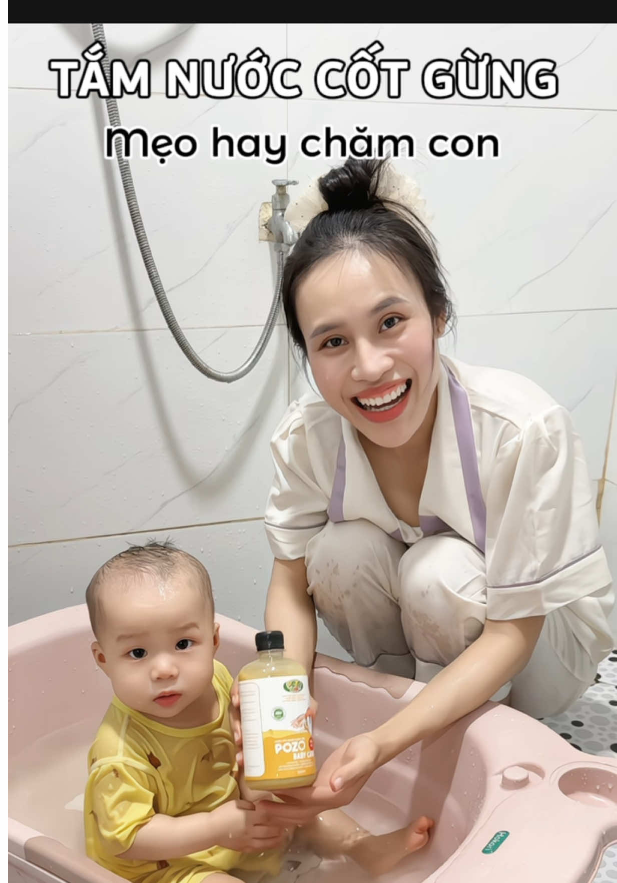 Trả lời @Hà Thị Hội Nhả vía con ngủ ngon ko cảm lạnh ho đêm và cách mình tắm cho con nè #mevabe #mebimsua #cotgungpozo #cotgungkhongba #nhacocamathi 