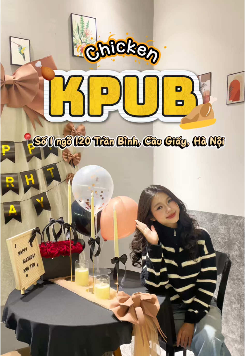 Rổ giá okela mà lại còn được setup trang trí miễn phí thì có phải quá hơi k ạ #kpubchicken #korea #hssv #chicken #anvathanoi 