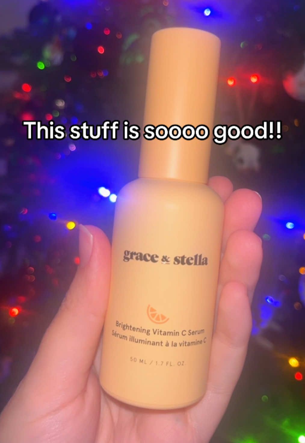 I absolutely love @grace and stella products!! This one is my new favorite 😍 #vitaminc #skincare #graceandstella #blackfridaydeals #fyp 