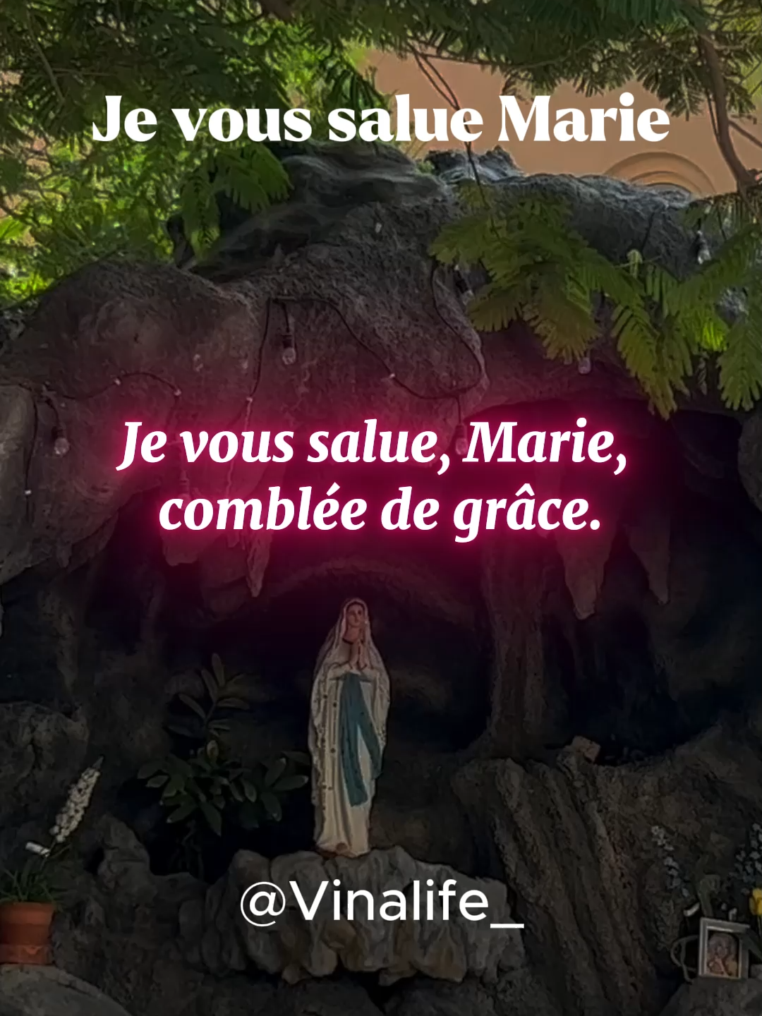 Je vous salue Marie #Marie #Catholic  #VirginMary #CatholicTikTok  #louange #chantcatholique  #amen