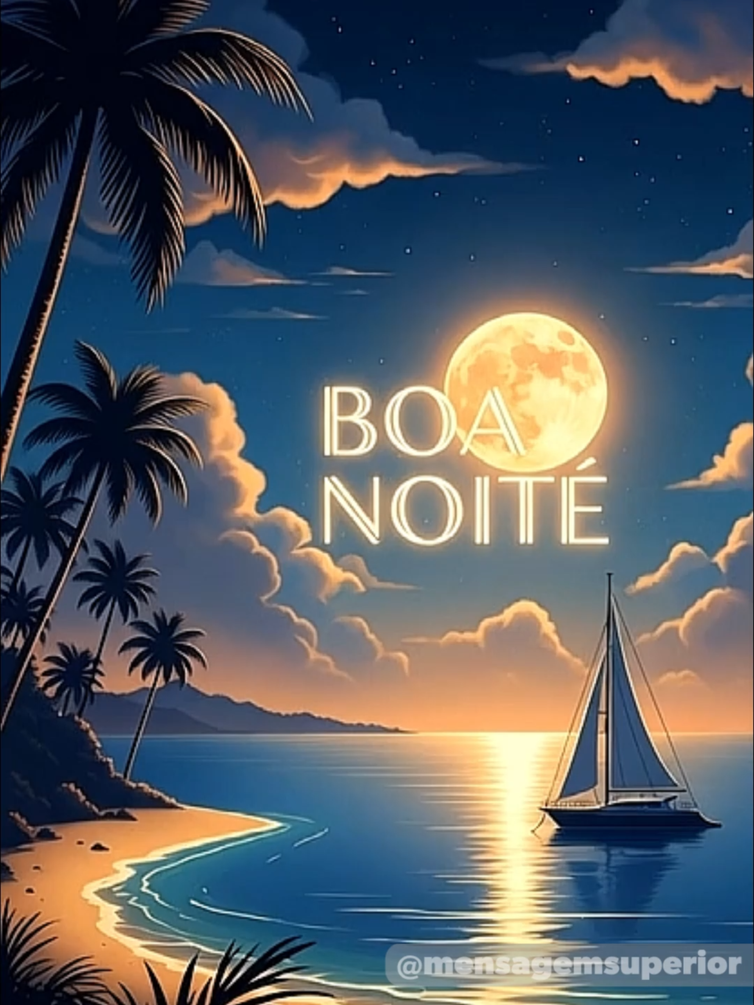 Boa Noite! Paz, Luz e Proteção de Deus 🌙  #boanoite #mensagem #fé #paz #Deus