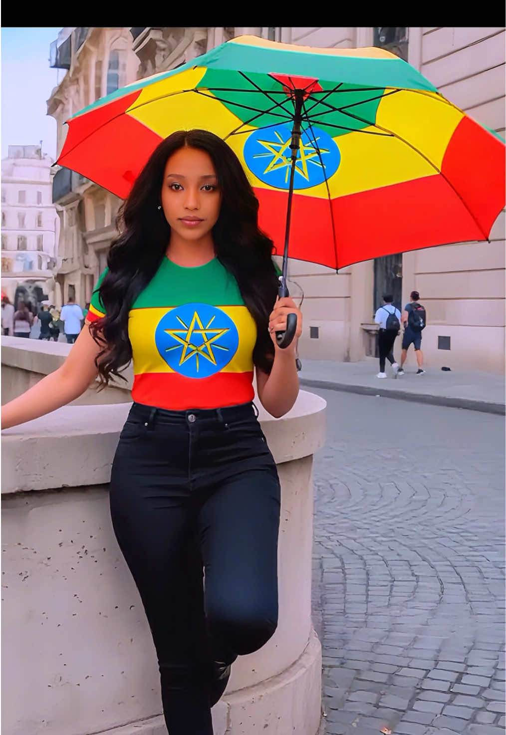 Generate Amhara using AI 💚💛❤️ Flag specific pattern shirt filter tutorial, generate Amhara 💚💛❤️ A shirt and umbrella with specific patterns on the flag！ በ AI አምሃራን ይፍጠሩ 💚💛❤️ ባንዲራ የተወሰነ ጥለት ሸሚዝ ማጣሪያ አጋዥ, Amharic ማመንጨት 💚💛❤️ ባንዲራ የተወሰነ ጥለት ሸሚዝ እና ጥቅል！ #geminiAi #fyppppppp  #capcutforus #capcut #capcutpioneer 