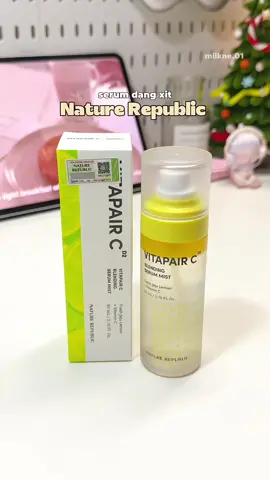 Serum dạng xịt hỗ trợ dưỡng sáng và căng bóng da #serumdangxit #serummist #naturerepublic #goclamdep #reviewlamdep 