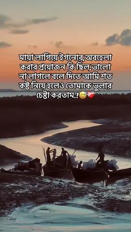 মায়া লাগিয়ে ইগনোর,অবহেলা করার প্রয়োজন কি ছিল,ভালো না লাগলে বলে দিতে আমি শত কষ্ট নিয়ে হলেও তোমাকে ভুলার চেষ্টা করতাম.!😅❤️‍🩹 #ji_ma_m 