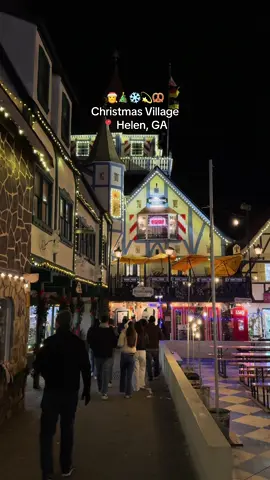 European inspired Christmas village in North Georgia, open until February! ##northgeorgia##helenga##atlanta##thingstodoinatlanta##northgeorgiamountains